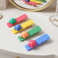 Colorful Star Design Decorative Hair Clip Set (4 Pc)