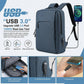 Multipurpose Travel Luggage Backpack with USB Charging Port (1 Pc, 37x28 Cm)