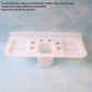Plastic Soap Dish and plastic soap dish tray (2 Pc)