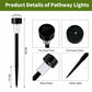 solar powered decorative lights for lawn path