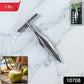 Stainless Steel Coconut Breaker Tool with Comfortable T-Handle (1 Pc)