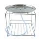 durable stainless steel utensil rack