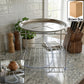 Stainless steel utensils stand