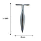 Stainless Steel Coconut Breaker Tool with Comfortable T-Handle (1 Pc)