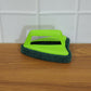 Bathroom Brush with abrasive scrubber for superior tile cleaning