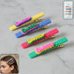Sweet Text Decorative Hair Clip Set (4 Pc)