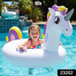 unicorn design inflatable swim ring kids pool use