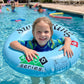 comfortable swimming ring tube for kids water fun