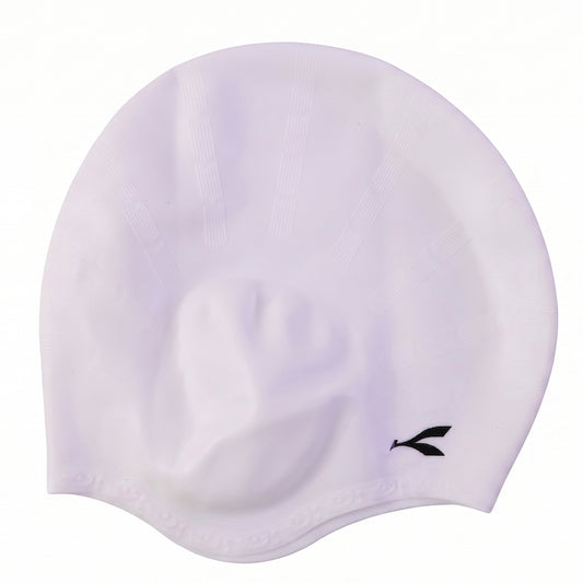 Konex Flexible Silicone Swimming Cap Waterproof Swim Hat For Adults Kids (1 Pc)