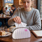 Handbag Shape Tissue Dispenser with Bow