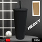 0304 Cup With Straw Reusable Matte Studded Tumbler With Leak Proof Lid Water Cup Travel Mug Coffee Ice Water Bottle Double Walled Insulated Tumbler Bpa Free (1 Pc)