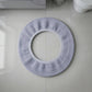 Soft Fabric Elastic Toilet Seat Cover (1 Pc, 29x29 Cm)