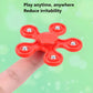 children’s toothbrush and spinner toy set