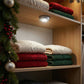 Christmas 3 Led Cordless Stick Tap Wardrobe Touch Light Lamp