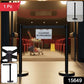 Heavy Duty Retractable Belt Crowd Control Pole With Sturdy Base  1 Pc