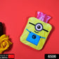 6506 Minions Small Hot Water Bag With Cover For Pain Relief Neck Shoulder Pain And Hand Feet Warmer Menstrual Cramps.