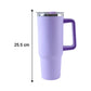 Konvex Large Capacity Insulated Tumbler Mug with Handle and Straw 1200 ML Approx