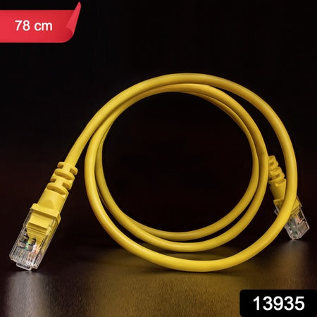 High-speed 78 Cm Ethernet Lan Cable (1 Pc)