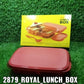 2879 Seal Rectangular 2 Containers Lunch Box