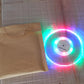 Colorful Led Cocktail Coaster Round Ultra-thin Led Drink Coaster (1 Pc)