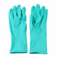 Large Victor Green Cleaning Rubber Gloves Reusable Kitchen Dishwash (1 Pair)