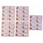 Gift Tag Stickers With Best Compliments Floral Foil Labels For Gifting (40 Pc)