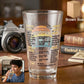 Printed Vintage Trivia Drinking Glass Tumbler For Beverages And Gifting (1 Pc)