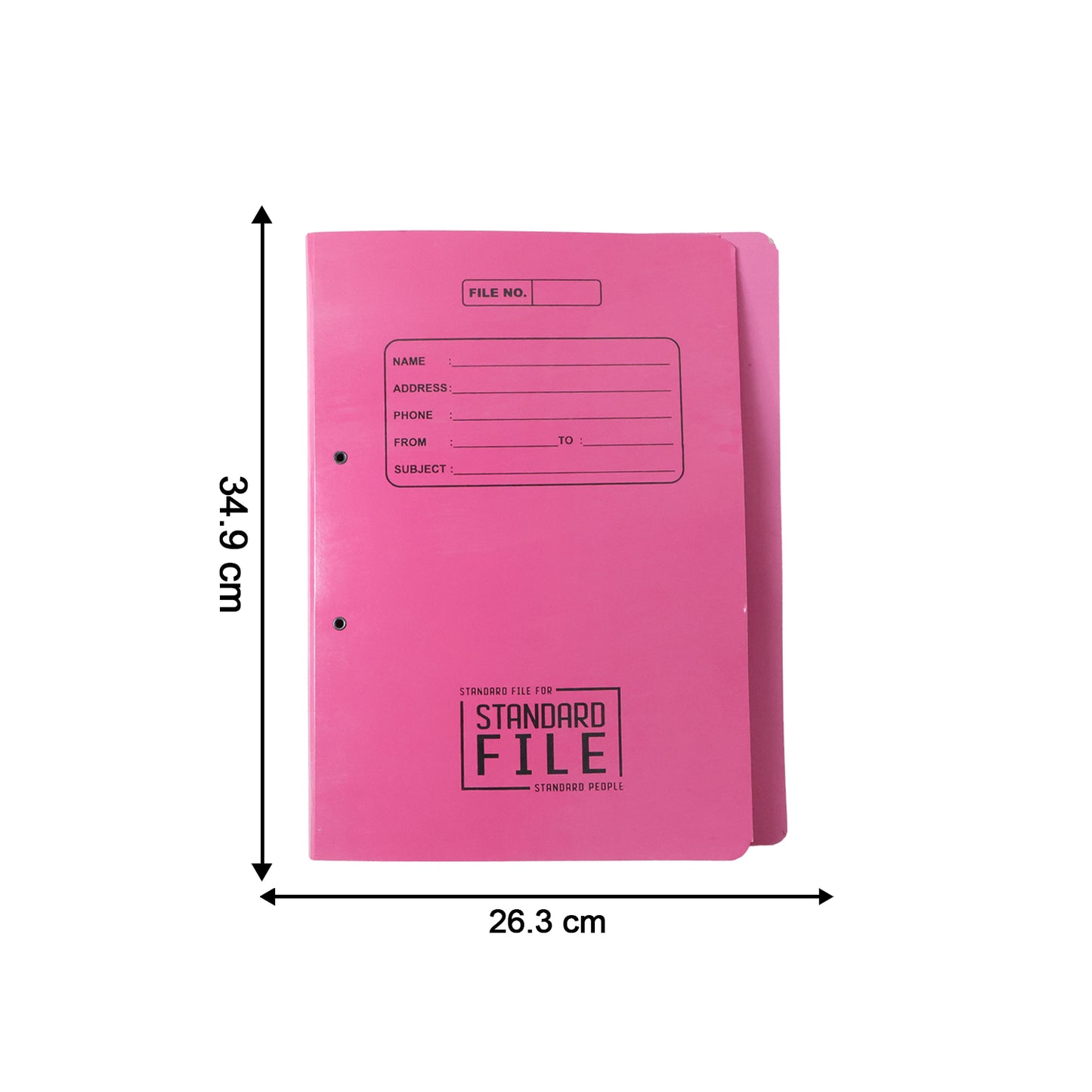 Premium Spring File Folder 35x25 Cm Office Document Holder With Metal Clip