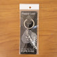 Premium Metal Radhe Radhe Keychain 1 Pc