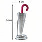 Stainless Steel Umbrella Tea Strainer with Stand Drip Tray Reusable Tea Infuser Filter (1 Pc)
