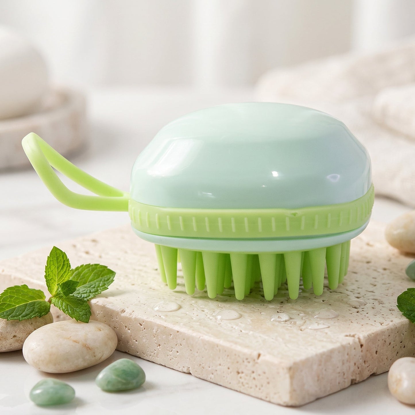 Silicone Scalp Massage Shampoo Brush For Daily Hair Washing And Shower Care (1 Pc)
