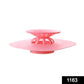 1163 Creative 2-in-1 Silicone Sewer Sink Sealer Cover Drainer (Multicolour)
