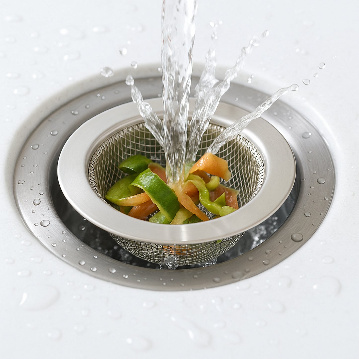Stainless Steel Kitchen Sink Drain Strainer  Stopper (Extra Small (Xs) 1 Pc)