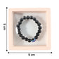 Elegant Dual-tone Crystal Beaded Stretch Bracelet (1 Pc)