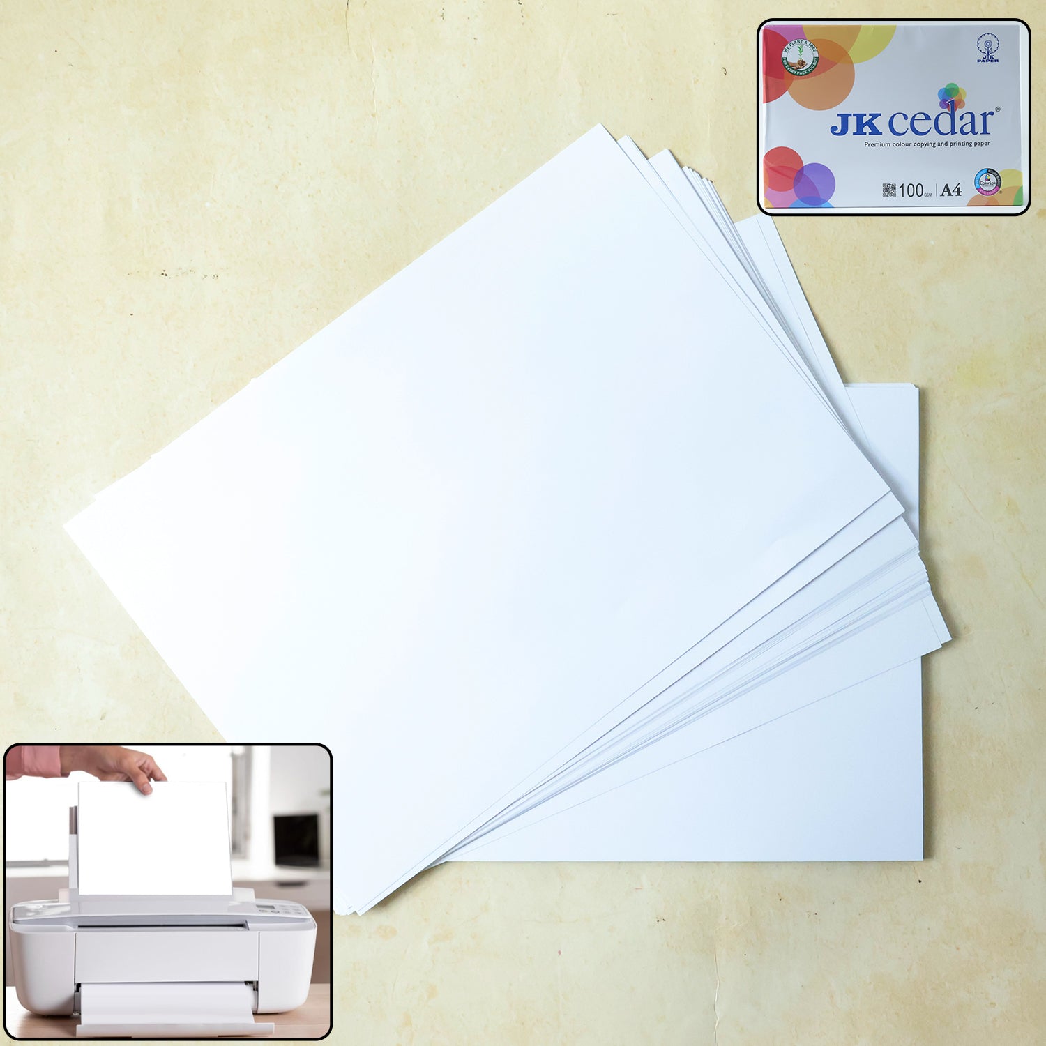 High Quality A4 Size Multipurpose Copier Printing Paper 500 Sheets Pack