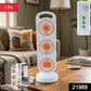 Portable 3 In 1 Design Triple Head Table Fan (1 Pc)