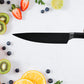 5629 6 Pieces Professional Kitchen Knife Set Meat Knife Chefs Knife With Non-slip Handle For Home Kitchen And Restaurant With Chef Peeler And Scissor (Stainless Steel  6 Pcs Set)