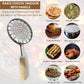 Stainless Steel Wire Skimmer With Wooden Handle (1 Pc)