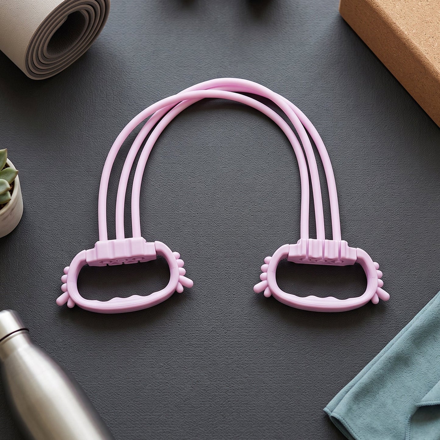 Multifunctional Chest Expander Puller 3 Tube Resistance Band For Home Gym (1 Pc)