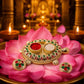 Tortoise Shaped Kankavati Kumkum Holder For Puja And Tilak Rituals (1 Pc)