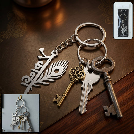 Premium Metal Kanha Keychain 1 Pc