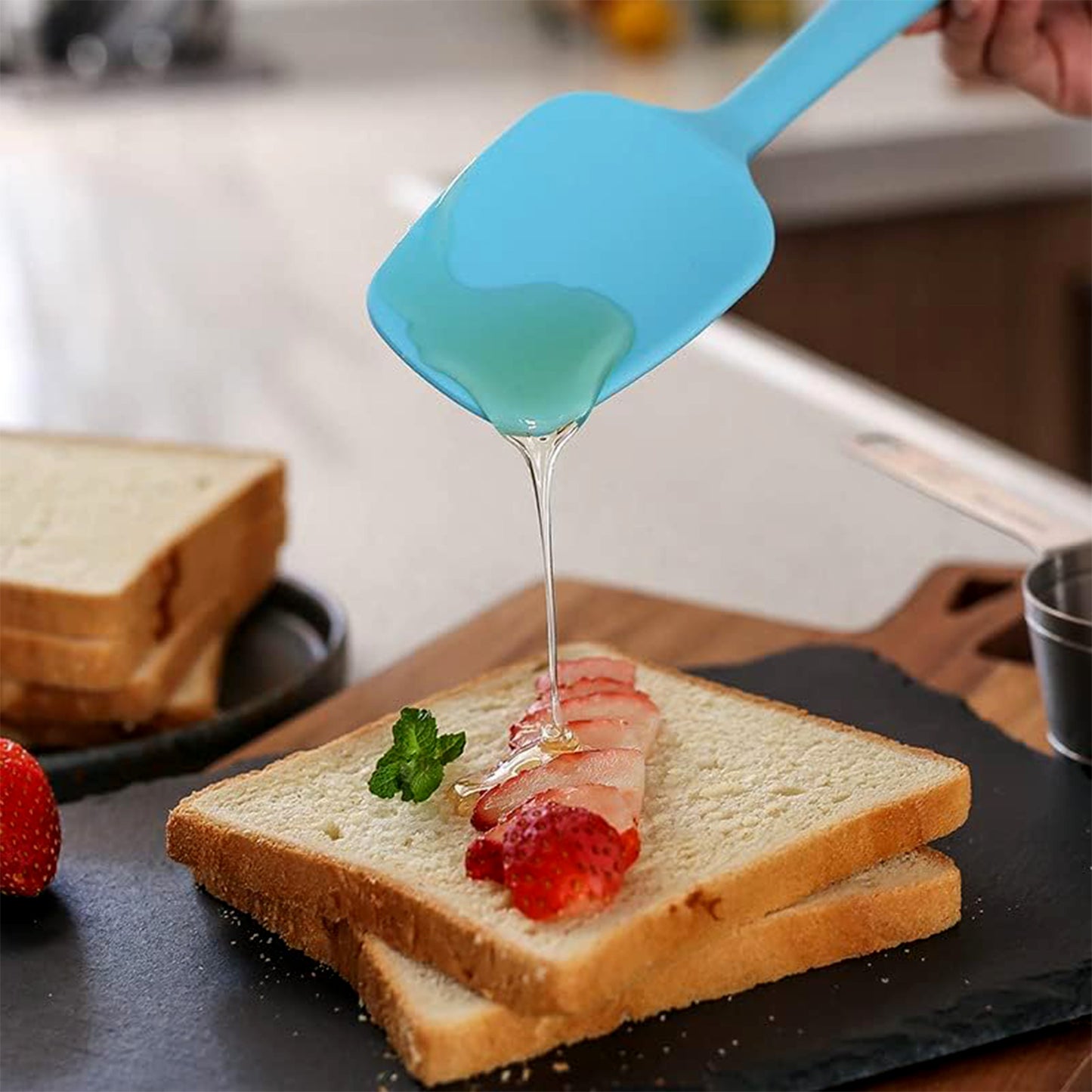 Silicone Spatula For Baking  Cooking (1 Pc)