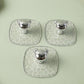 All-Plastic Adhesive Wall Hooks - Strong, No Damage, Easy to Install (3 Pc Set)