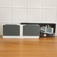 Wall Mounted 4-Compartment Bathroom Storage & Soap Holder