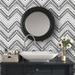 Waterproof Chevron Pattern Wall Sticker