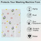 Printed Protective Washing Machine Cover for Top Load (55 × 58 × 87 cm)