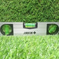 Aluminum alloy metric ruler with magnetic feature