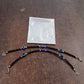 Adjustable Black Bead Evil Eye Protection Bracelet Set (2 Pc)
