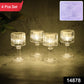 Wine Glass Lamps