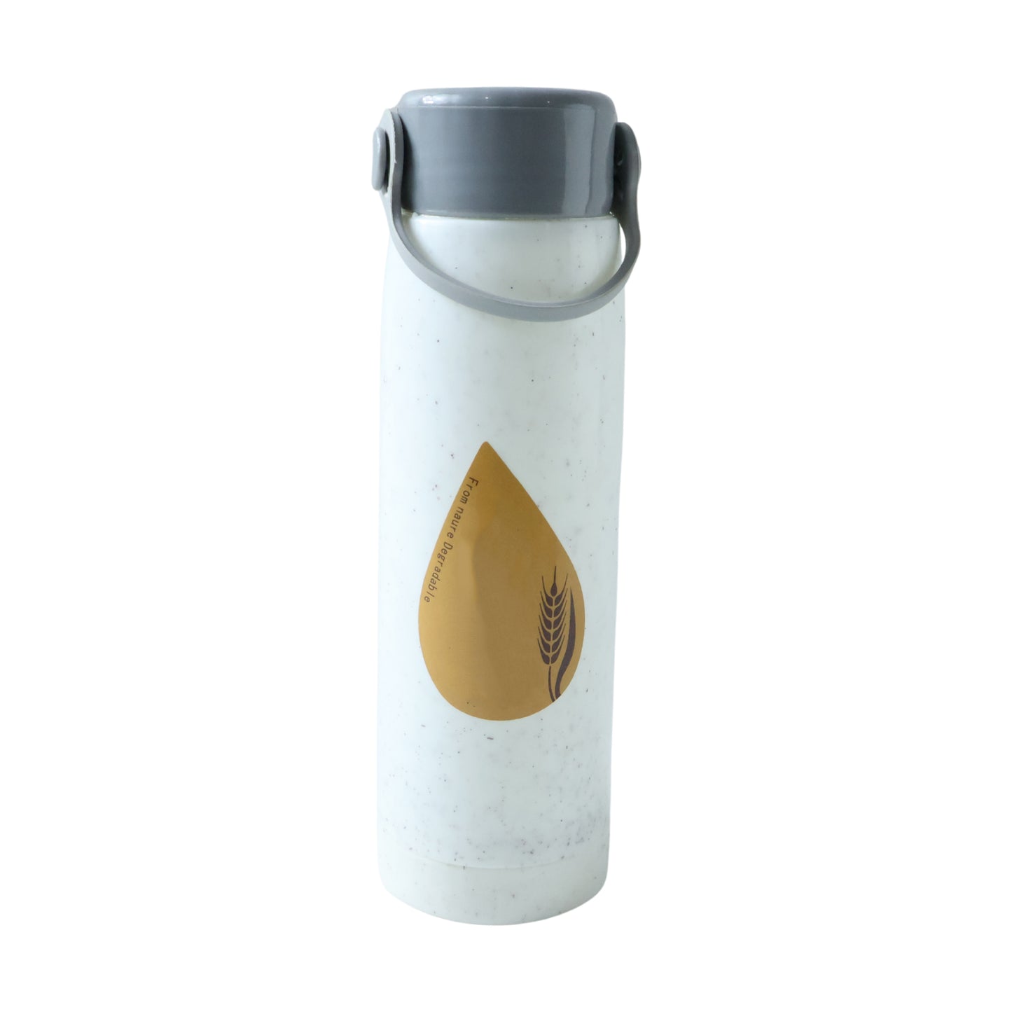 Premium Glass Water Bottle With Mobile Phone Holder (1 Pc 380 Ml)